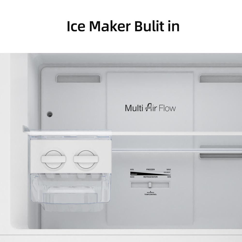 CHiQ ثلاجة 620L ذات البابين العلويين - فضية