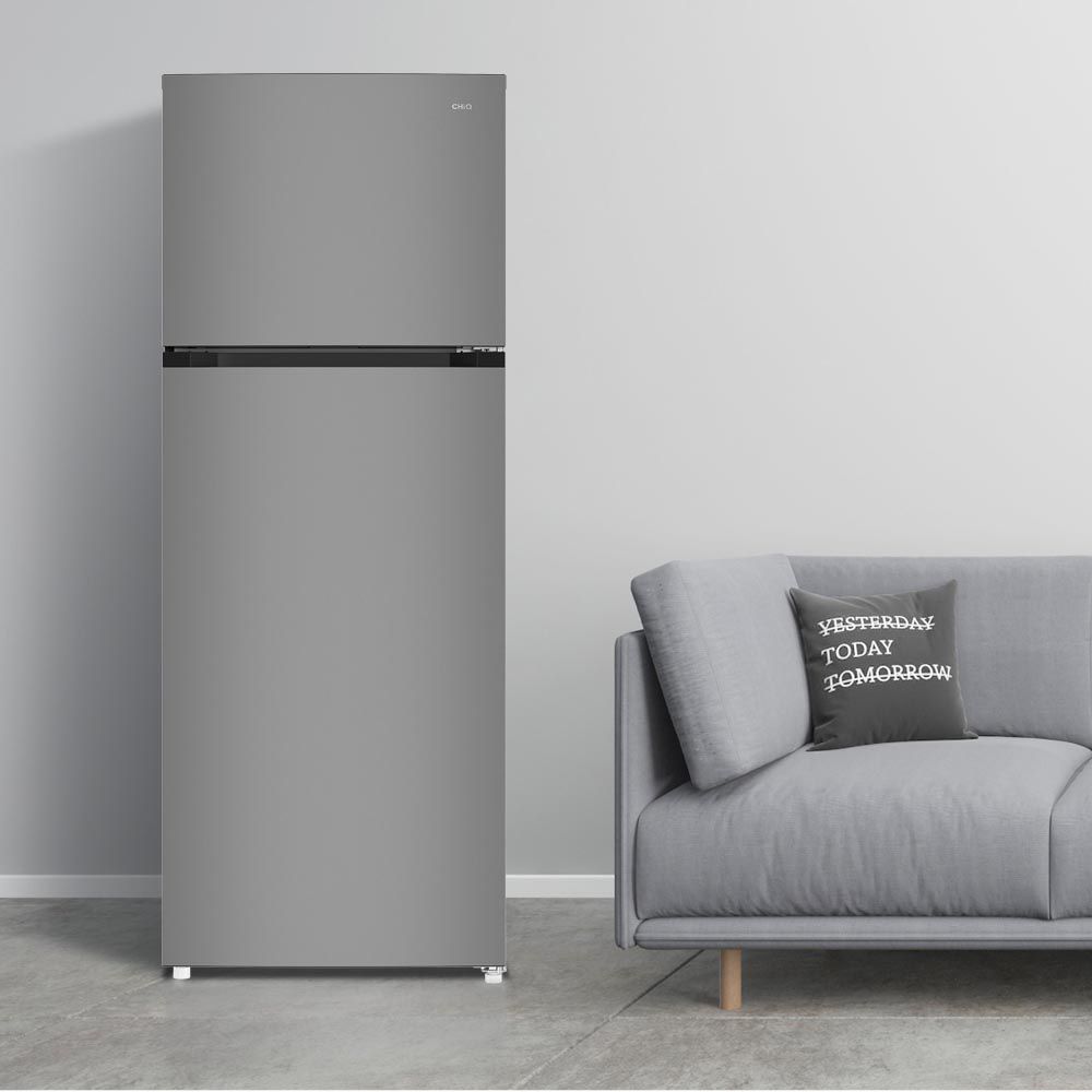 CHiQ ثلاجة 620L ذات البابين العلويين - فضية