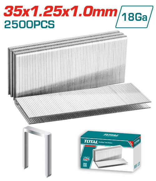 كلبس فرد هواء 35 مم 2500 قطعة من توتال (TAC918352)