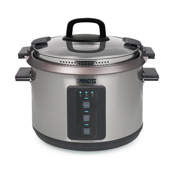 Princess Pasta and Rice Cooker 1.8L - Automatic Cooker with Integrated Colander