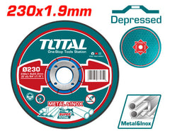 TOTAL 230×1.9mm Depressed Inox Cutting Disc – TAC2192302