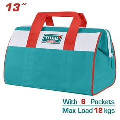 Total 13" Fabric Tool Bag (THT261325) – Durable & Spacious Storage