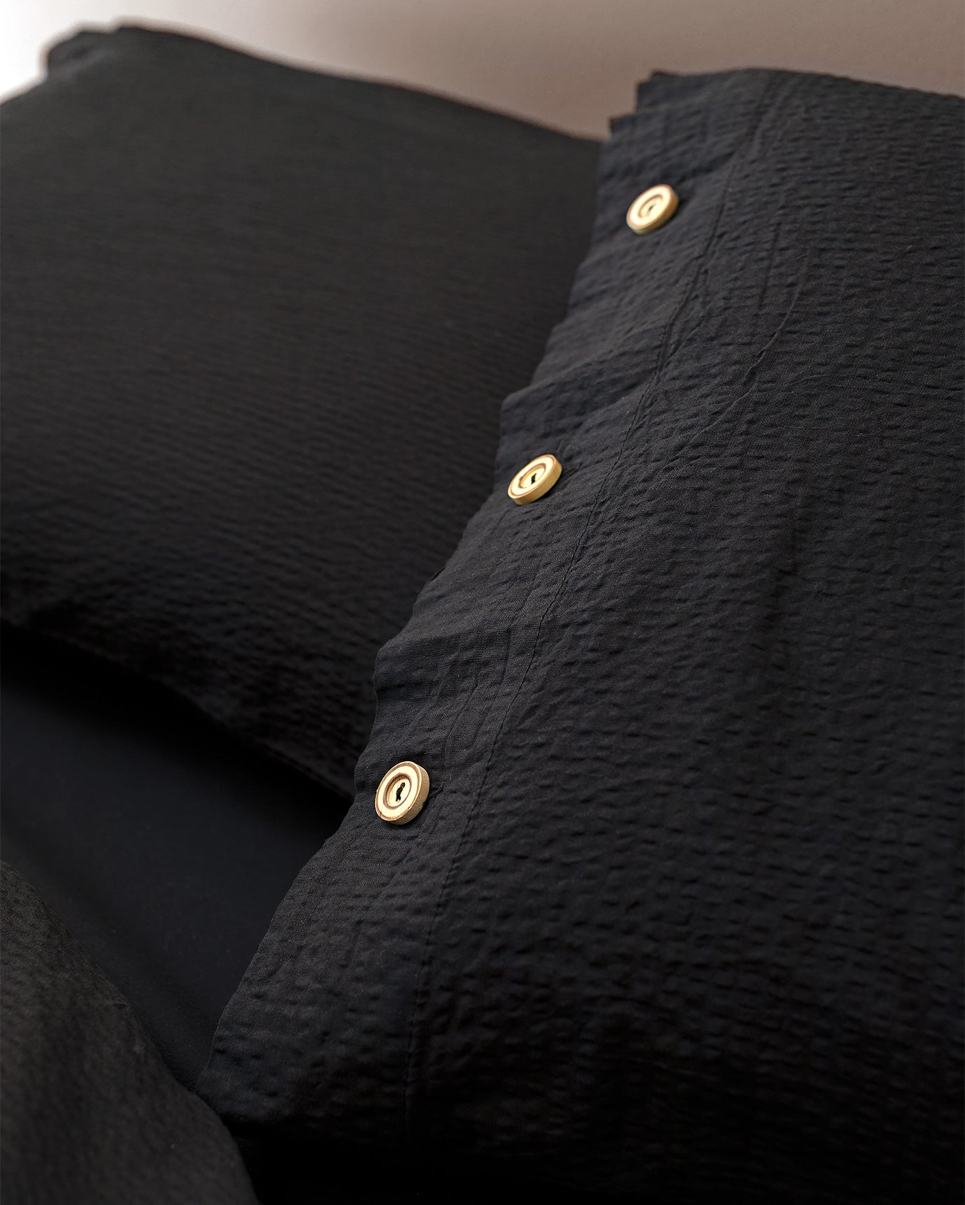 Linda Single Size Duvet Cover Set-washed Seersucker - Madame Coco JO