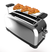 سيسوتيك Toastin' Time 1500 Inox — توستر ستانلس 4 شرائح 1500W للتوست العائلي الفاخر