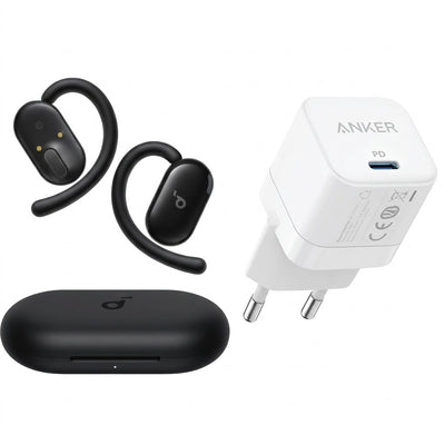 Anker 45W Charger + Soundcore V20i Headphones Bundle