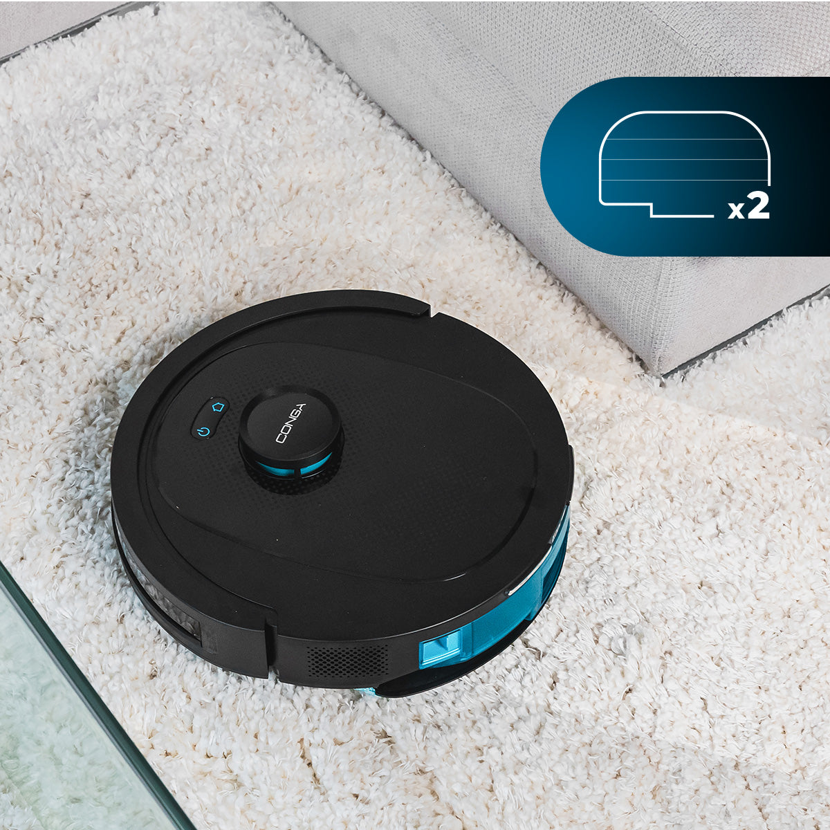 Cecotec Conga 8490 Ultimate Ultra Power Robot Vacuum — 4-in-1 Laser Mapping, Smart Home