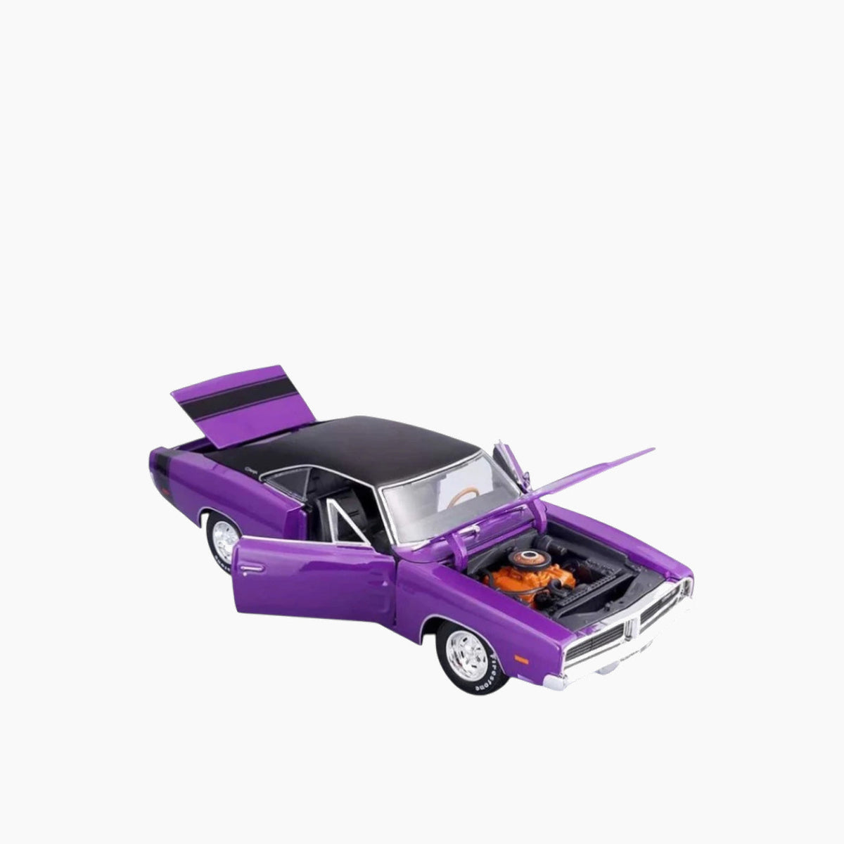 Maisto 1969 Dodge Charger R/T Die-Cast Model Car – 1:18 Scale