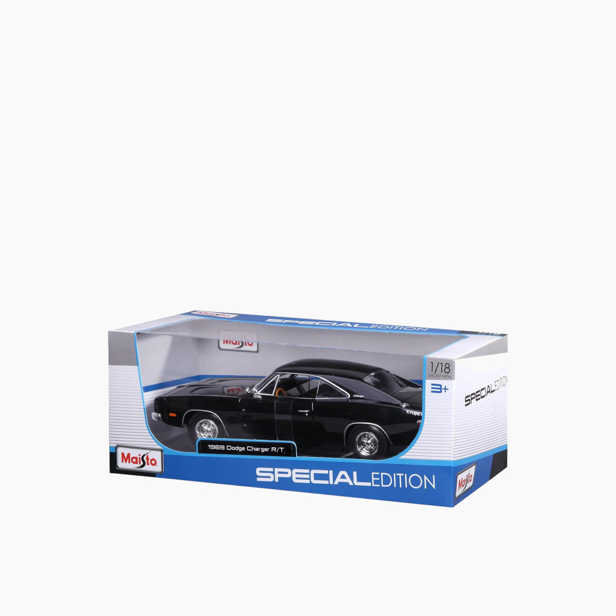 Maisto 1969 Dodge Charger R/T Die-Cast Model Car – 1:18 Scale