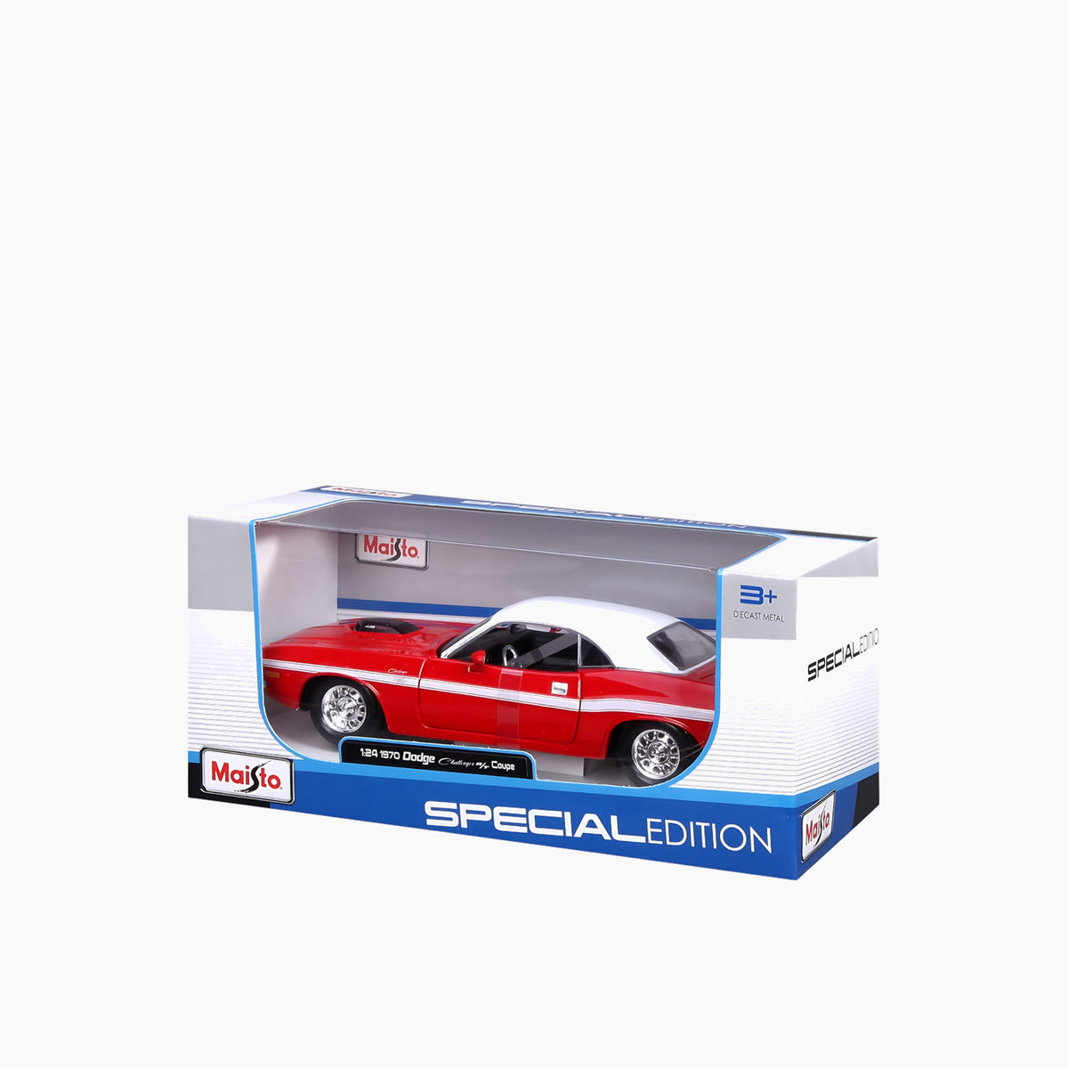Maisto 1970 Dodge Challenger R/T Coupe Die-Cast Model Car – 1:24 Scale