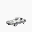 Bburago 1965 Chevrolet Corvette Die-Cast Model Car – 1:18 Scale