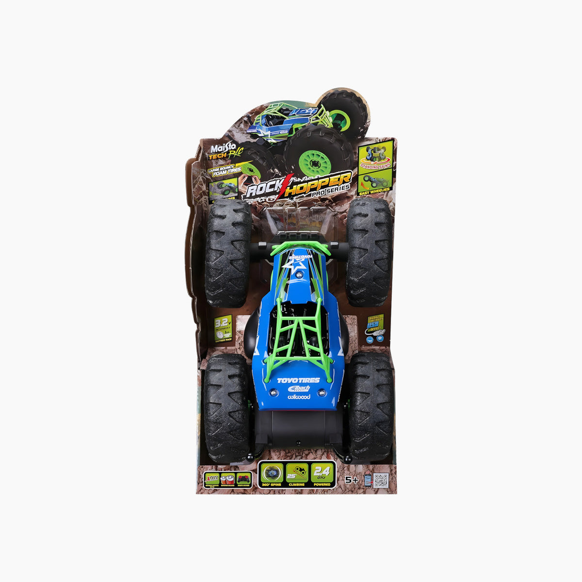 Maisto Rock Hopper Pro Series 4WS – 2.4 GHz (USB Rechargeable Vehicle) Remote Control Car