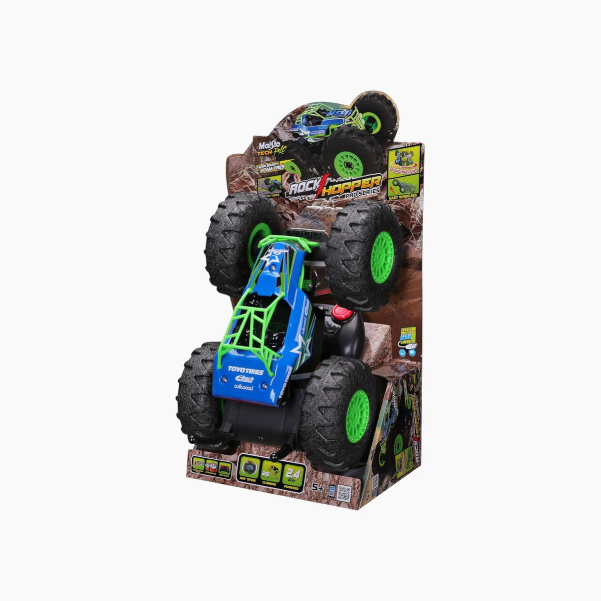 Maisto Rock Hopper Pro Series 4WS – 2.4 GHz (USB Rechargeable Vehicle) Remote Control Car