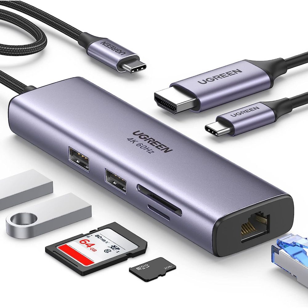 UGREEN 7-in-1 USB-C Hub with 4K HDMI & 100W PD