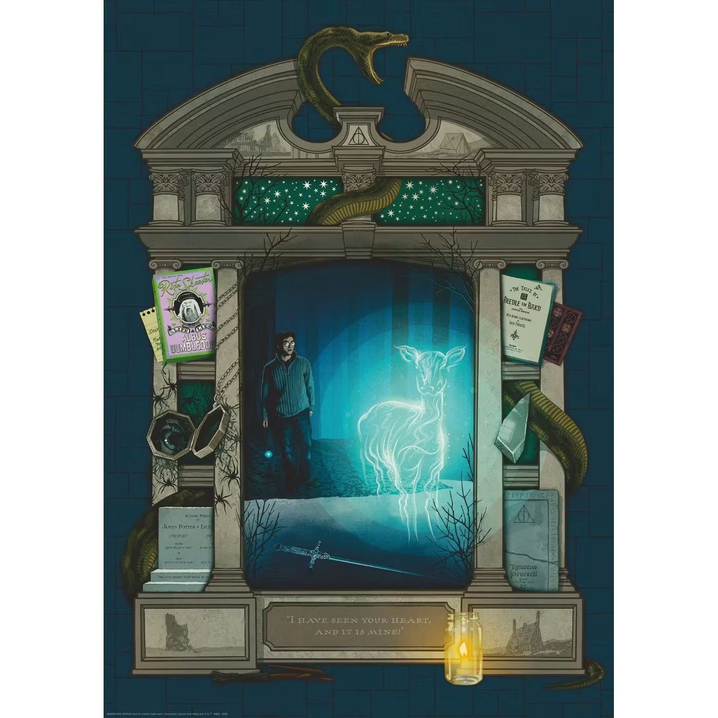 Ravensburger 1000 Pcs Puzzle HP: Deathly Hallows