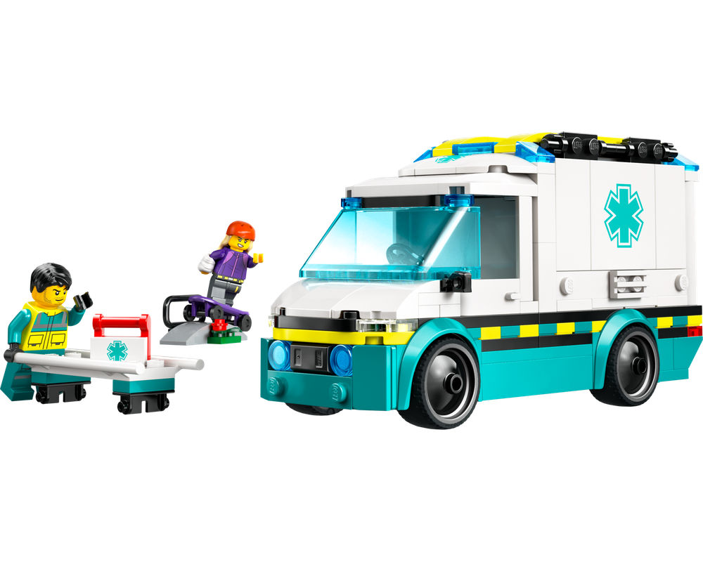 LEGO سيتي – سيارة إسعاف الطوارئ 60451-1