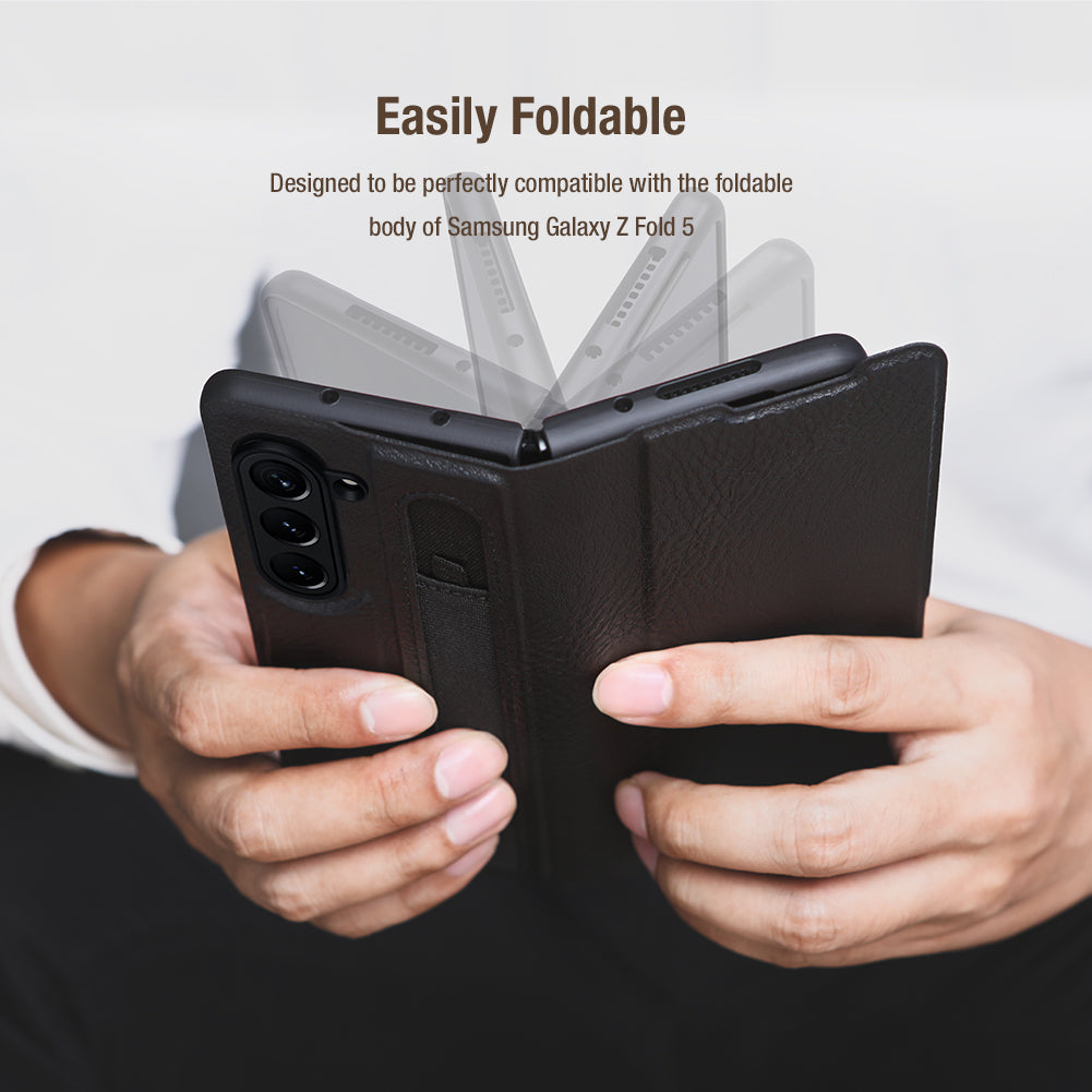 Nillkin Aoge Leather Case for Z Fold5 – Premium & Protective