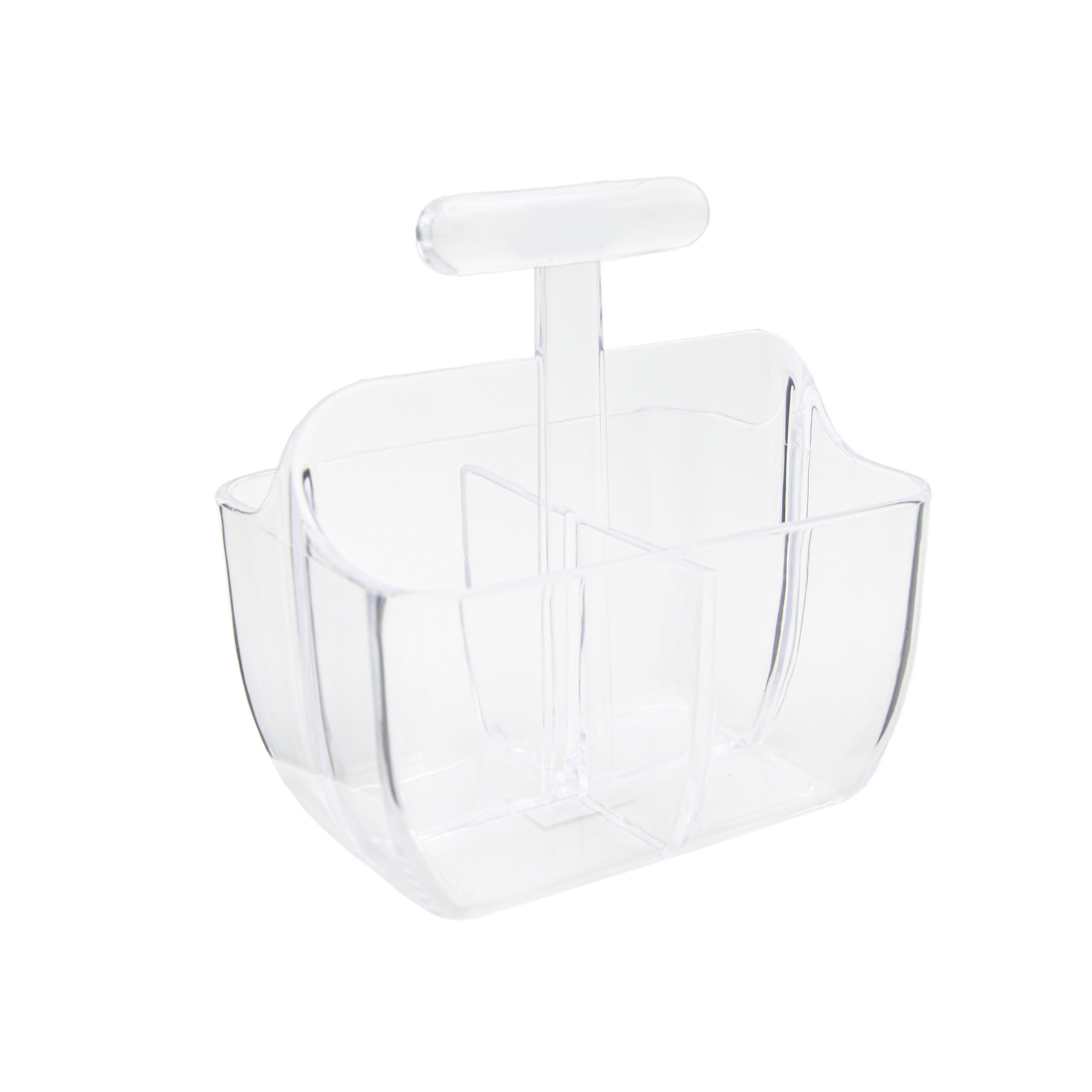 ستاند أدوات مائدة أكريليك من Al-Hoora - شفاف عملي وأنيق