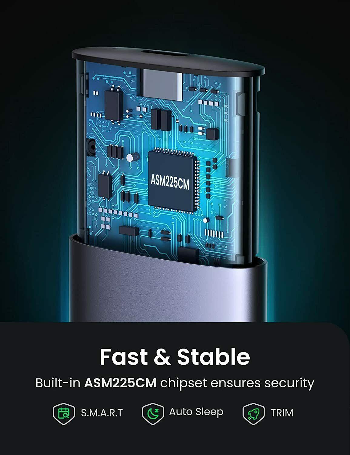 كابل USB-C إلى M.2 NGFF 5G Enclosure A TO C من UGREEN بطول 50 سم 10903