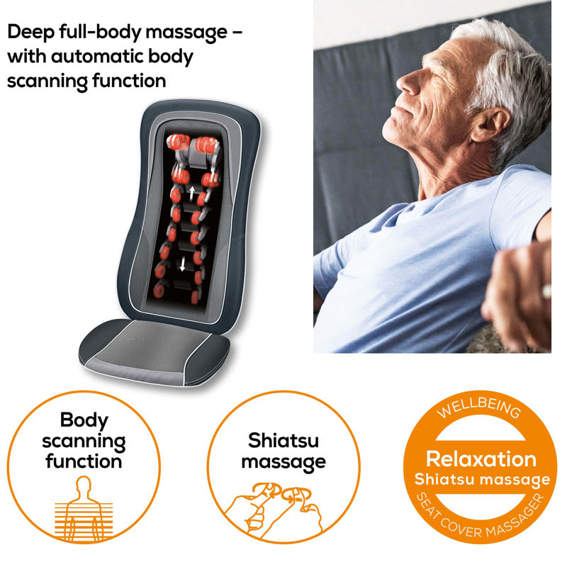 Beurer MG 315 Massage Seat Customized Shiatsu with Heat