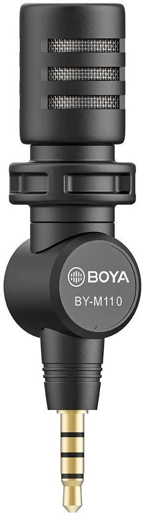 BOYA BY-M110 Mini Condenser Mic – Compact & Pro Audio