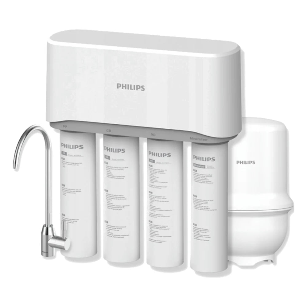 جهاز تنقية المياه من فيليبس - ترشيح التناضح العكسي، الأشعة فوق البنفسجية C، 2.8 جيجا