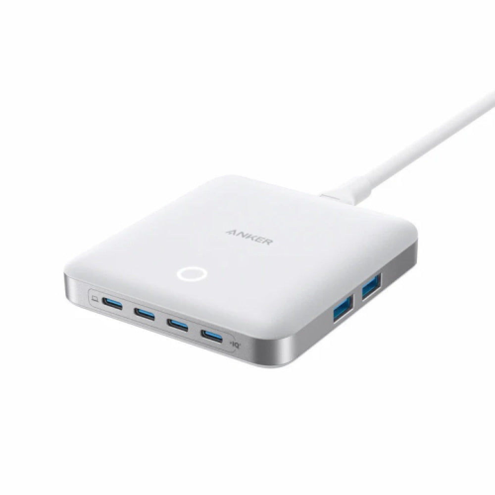 شاحن أنكر نانو 130 واط، شاحن GaN بستة منافذ (النسخة الصينية) – منفذي USB-C بقوة 100 واط + 4 منافذ