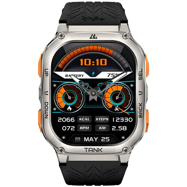 ساعة KOSPET Tank M3 Ultra الذكية مزودة ببطارية تدوم 60 يومًا ونظام تحديد المواقع العالمي (GPS)