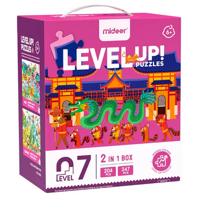Mideer Level up Puzzle 7 – World Travel