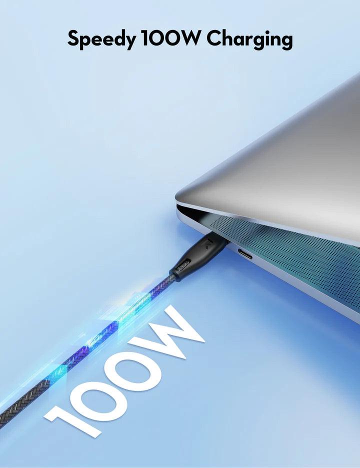 كابل شحن سريع من Ravpower Type-CC بطول 1.5 متر وقوة 100 وات (RP-CB1035)