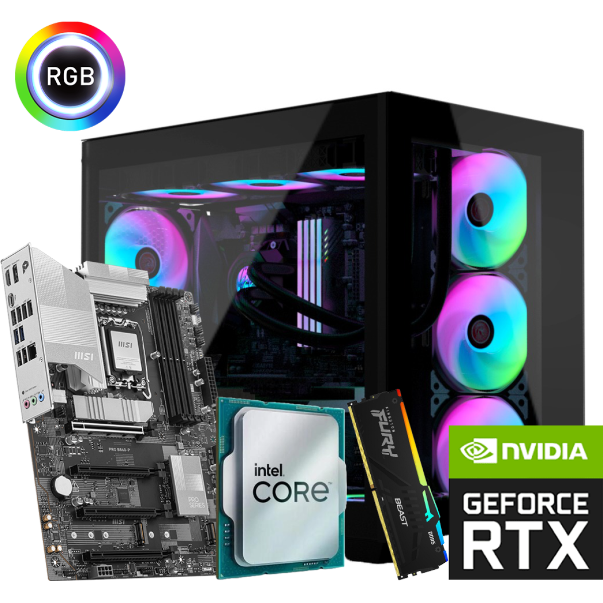 INTEL CORE ULTRA 5 245K // RTX 5070 12GB // 32GB RAM - Mid-Range PC Build