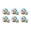 Karaca Animal Coffee Cup Set of 6, 90ml