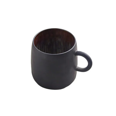 KARACA Galactic Black Mug – Elegant Reactive Glaze