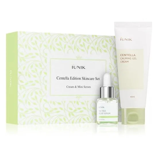 طقم iUNIK سنتيلا للعناية بالبشرة – كريم + سيروم ميني