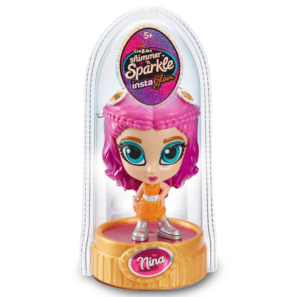 Shimmer N Sparkle – دمية InstaGlam مع مكياج حقيقي للأطفال