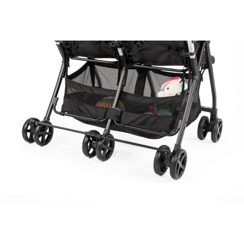 Chicco Echo Twin Stroller – Garnet – Light & Comfortable