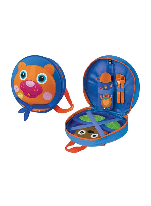 Oops Starry Backpack Meal Set Bear Blue