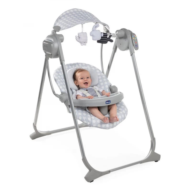كرسي هزاز شيكو Polly Swing Up Junior – أبيض – راحة وأمان