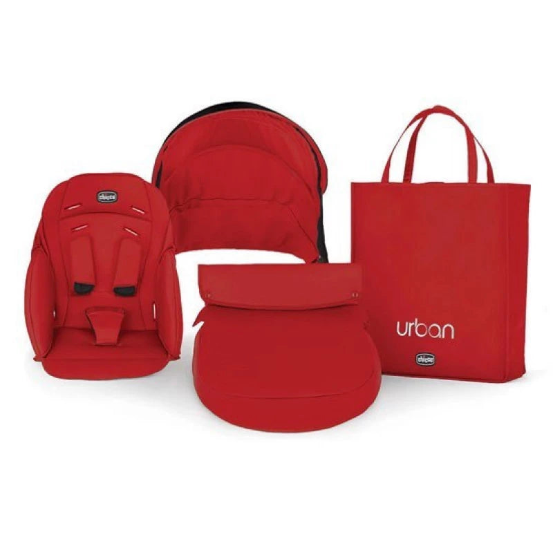 عربة شيكو Urban – طقم ألوان Red Wave – تصميم عصري ومريح