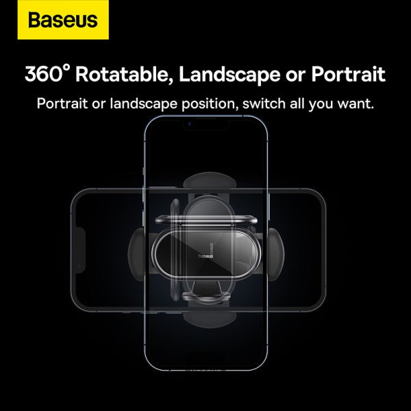 حامل السيارة الكهربائي بالطاقة الشمسية من باسيوس ستيل كانون برو - أسود