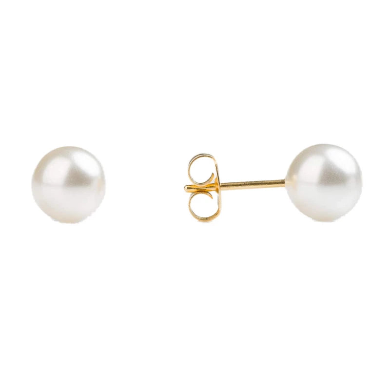 Studex Sensitive 7mm White Pearl Stud Earrings – Hypoallergenic