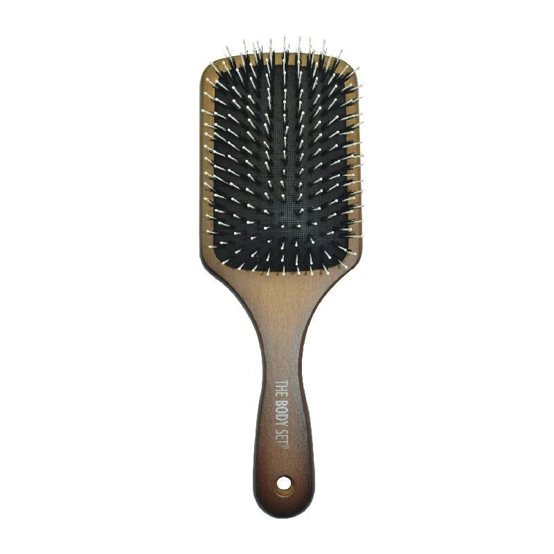 Optimal Big Wooden Hair Brush – Detangle & Scalp Massage