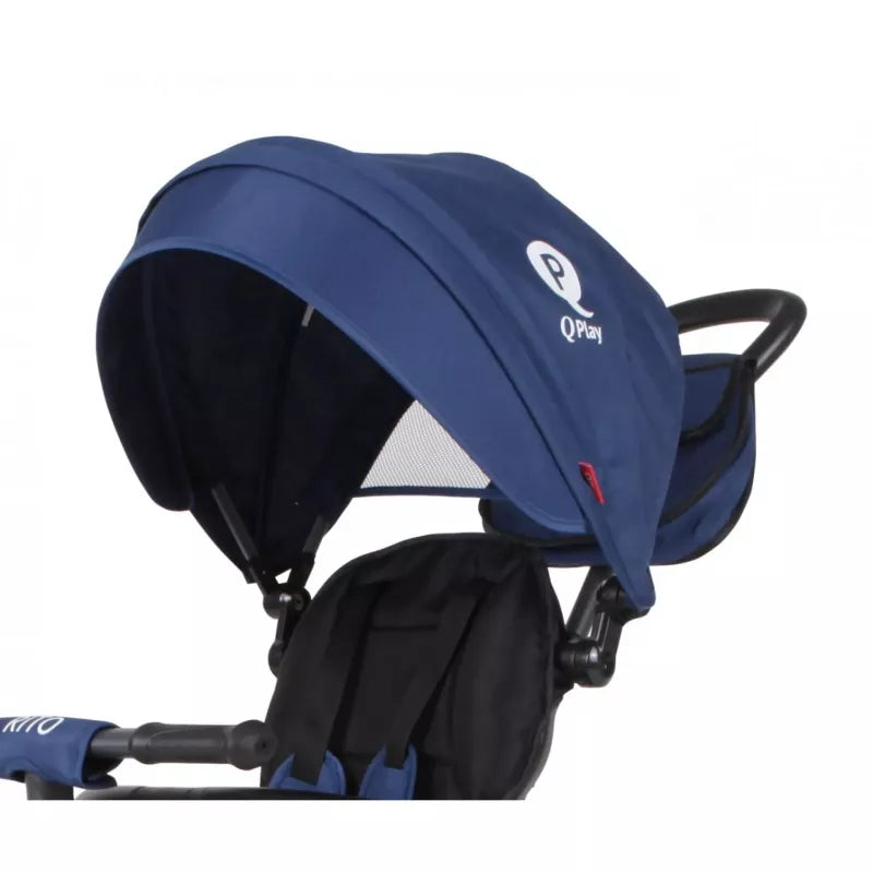 Qplay Rito Plus Tricycle – Blue, Foldable & Convertible