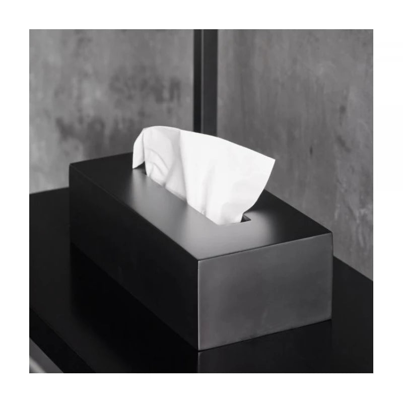 Aquanova Moon Tissue Box – Sleek Black Design