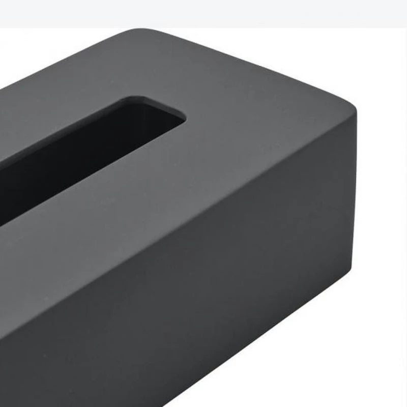 Aquanova Ona Tissue Box – Elegant Soft-Touch Dark Gray Design