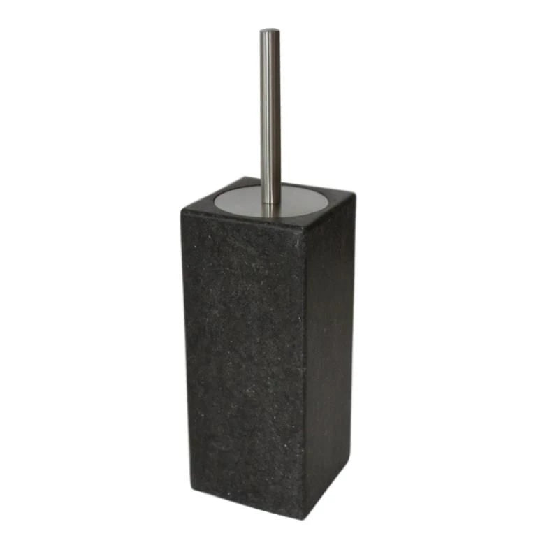Aquanova Hammam Toilet Brush – Natural Stone & Stainless Steel – Dark Gray
