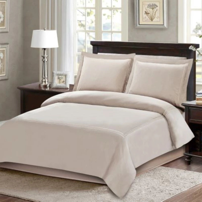 ARMN Naturesoft King Duvet Cover Set – Powder Pink (4 Pcs)