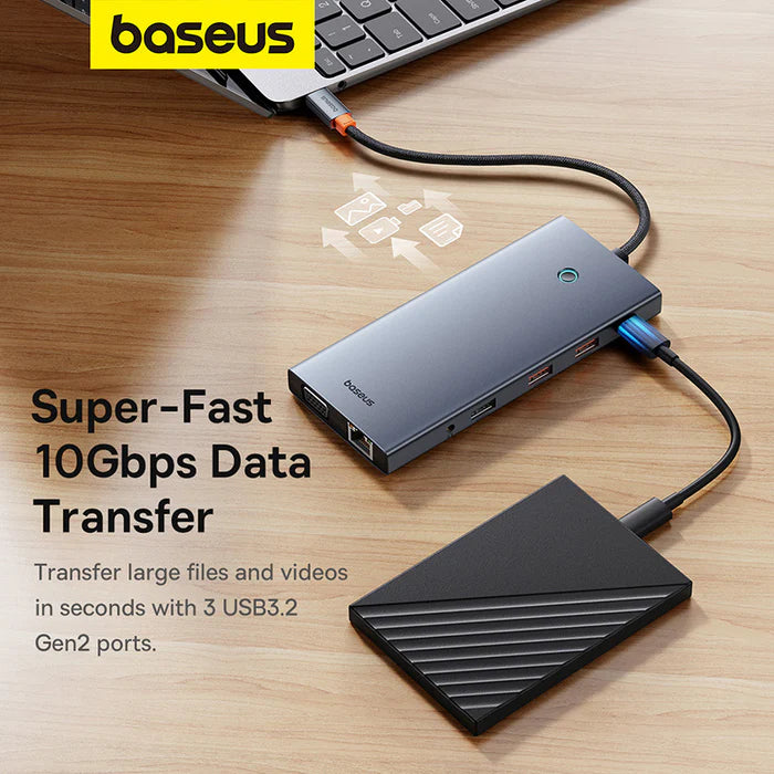 موزع Baseus PortalJoy Series 13-Port HUB