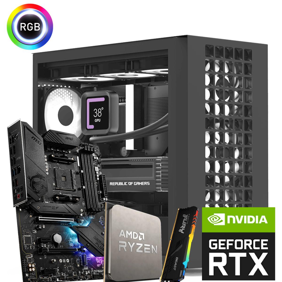 AMD RYZEN 7 5700X3D // RTX 5070 12GB // 16GB RAM - PC Build