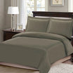 ARMN Nature Soft King Duvet Cover Set – Brown, 4 Pieces