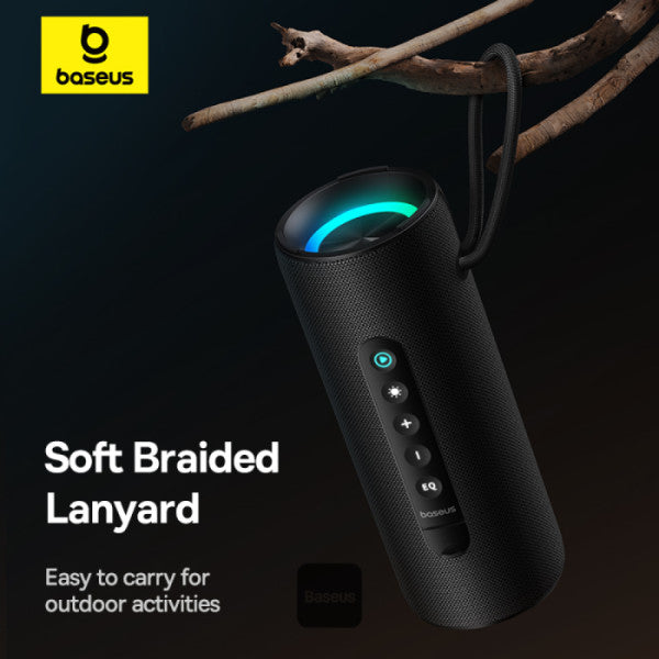 مكبر صوت من باسيوس بتقنية البلوتوث مع إضاءة ار جي بي ومدة تشغيل تصل إلى 15 ساعة AeQur VO20